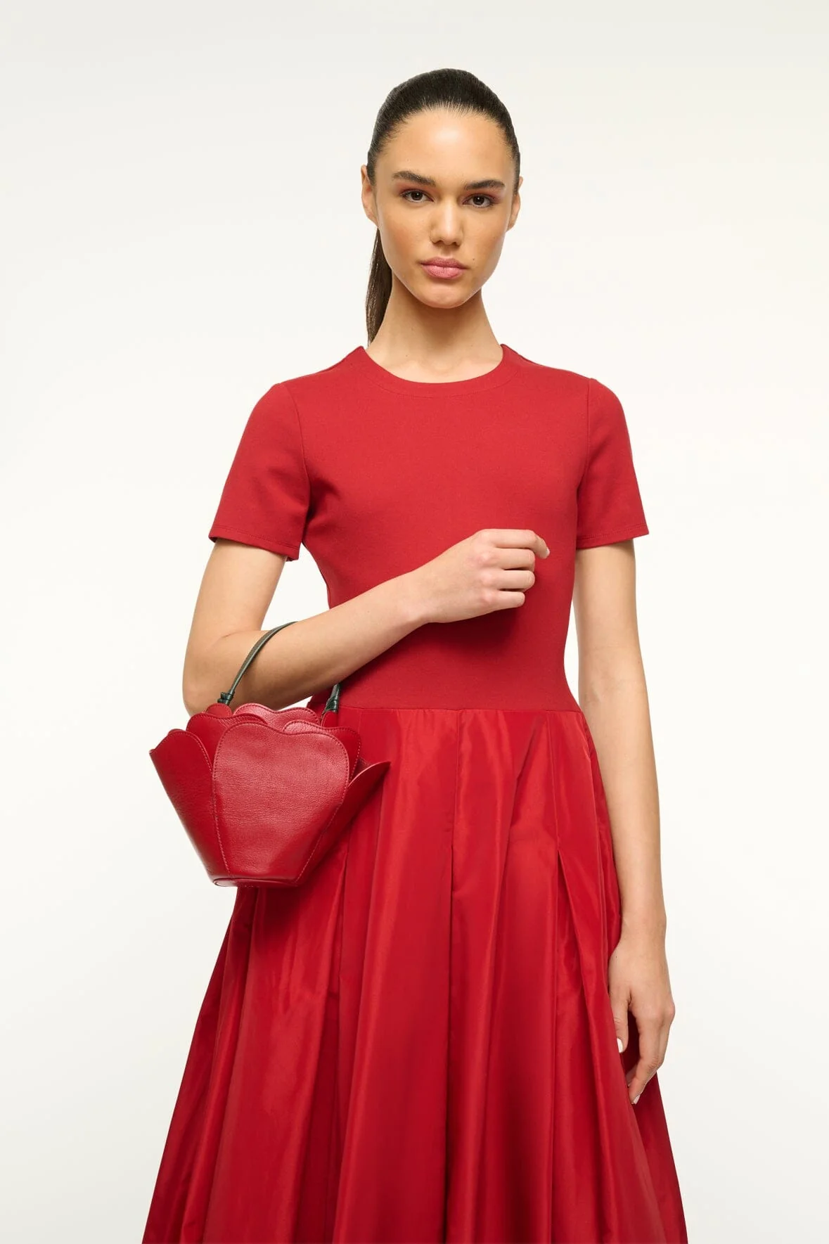 STAUD Juliet Bag Rouge