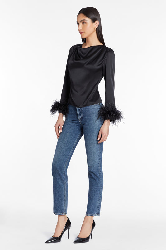 Amanda Uprichard Presley Silk Top