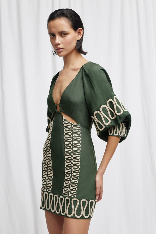 Significant Other Keava Mini Dress - Fern