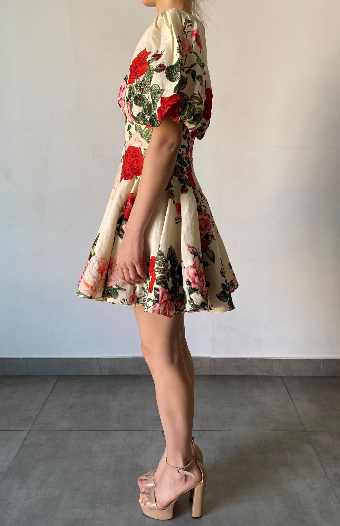 Hemant & Nandita Linen Short Dress