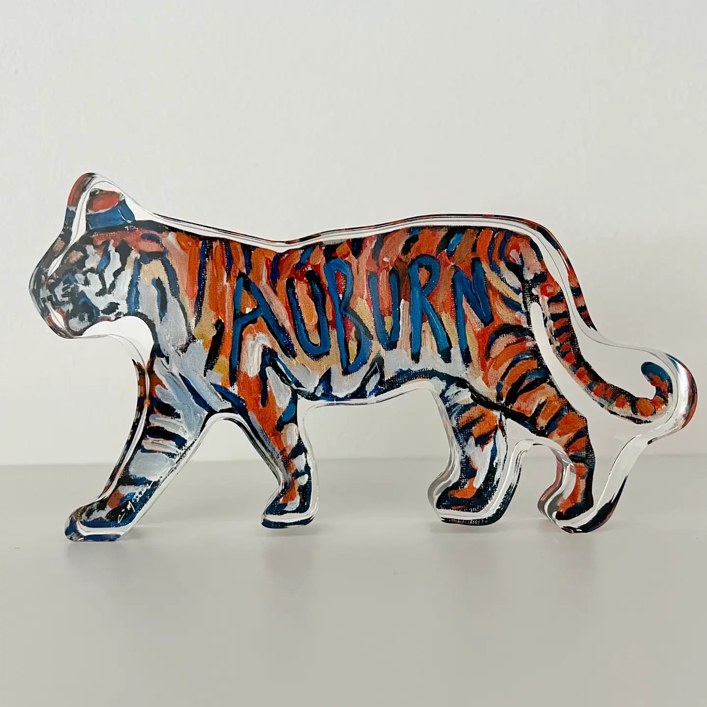 Chelsea McShane "Auburn Tiger Ii" Acrylic Small
