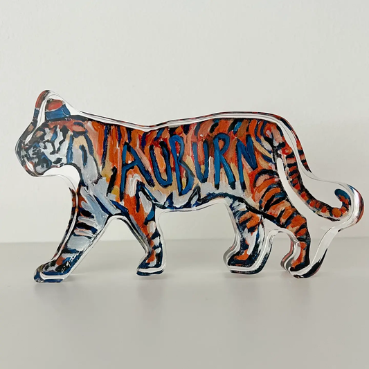Chelsea McShane "Auburn Tiger Ii" Acrylic Small