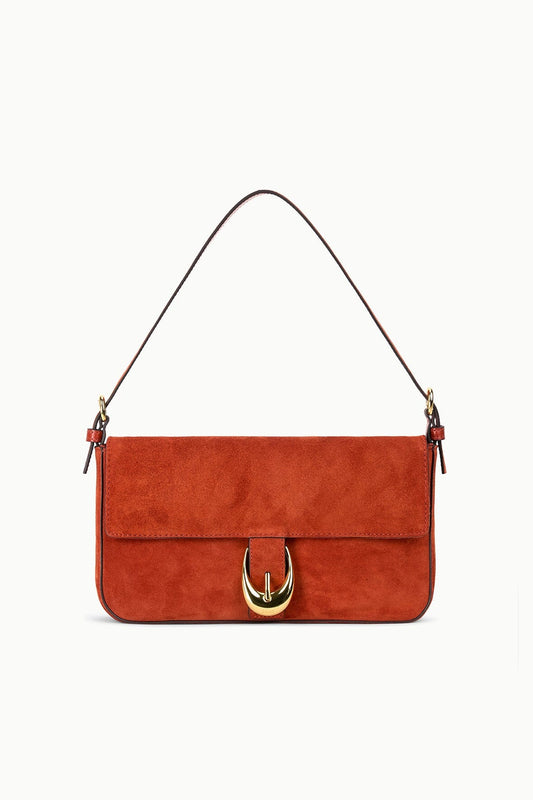 Staud Harlow Bag Auburn Suede