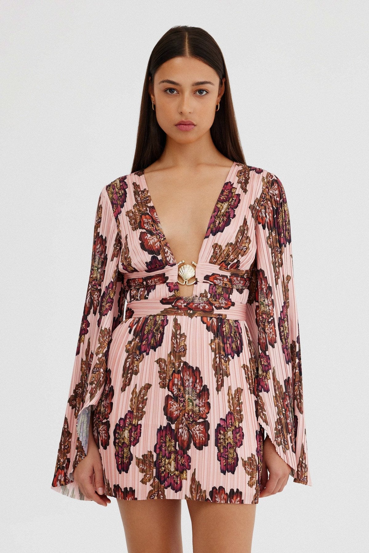 Significant Other Ella Mini Dress - Rose Wallpaper