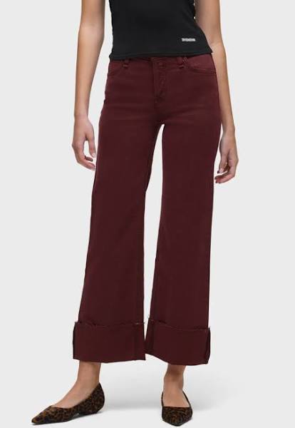 Rosie High-Rise Wide Leg Jeans In Port Royal