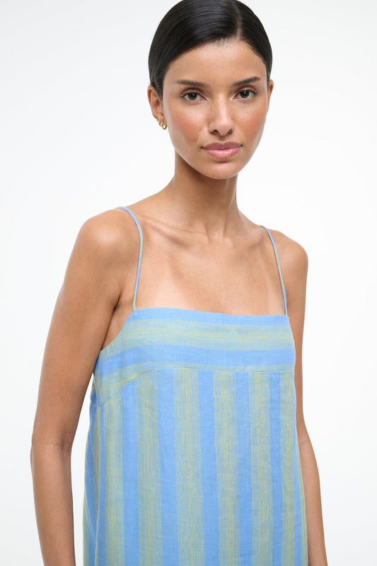 STAUD Laura Linen Dress