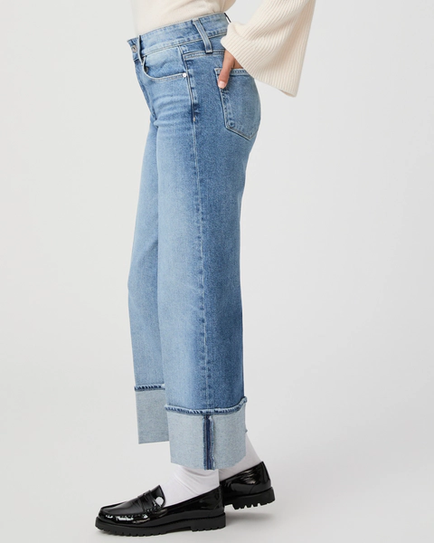 Paige Sasha Ankle Wide Leg Jean