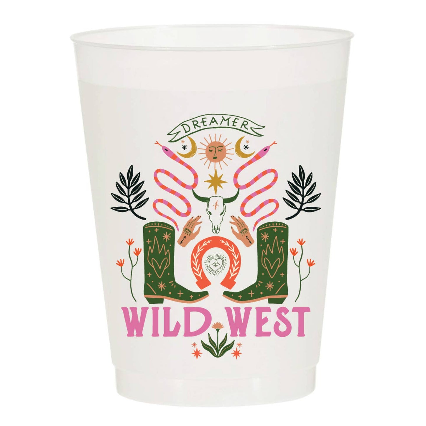 Wild West Frosted Cups - PACK OF 6