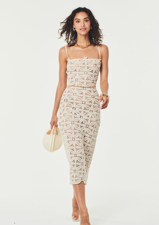 Hemant & Nandita Midi Dress with Lining