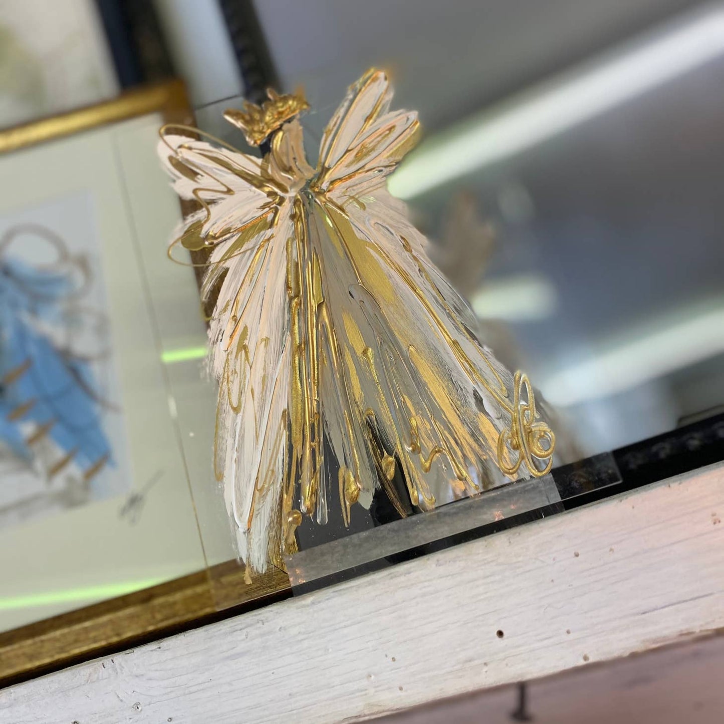 The Painted Petal Acrylic Angel