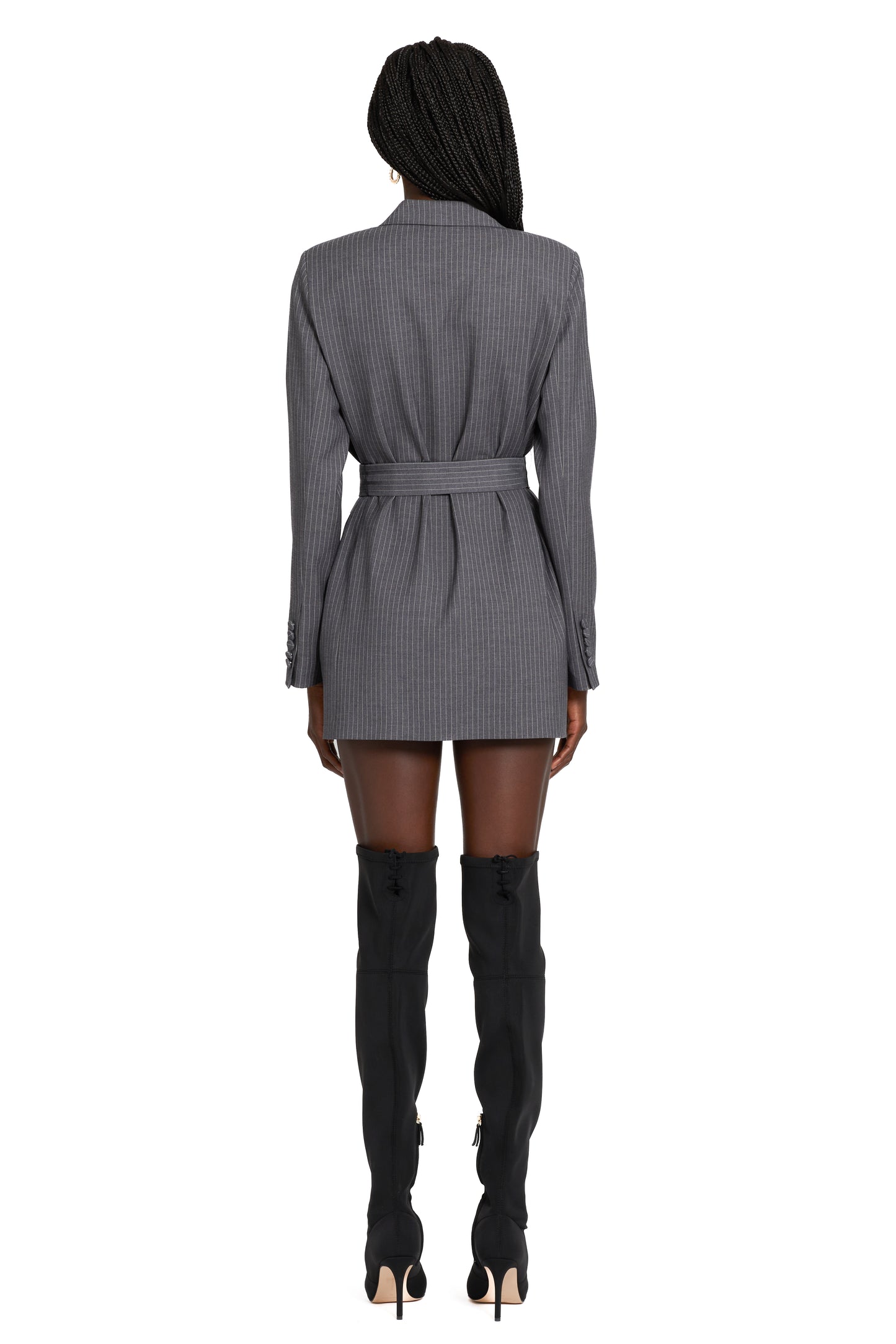 Amanda Uprichard Meritt Blazer in Pinstripe