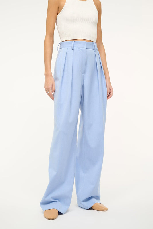 Staud Luisa Pant Periwinkle