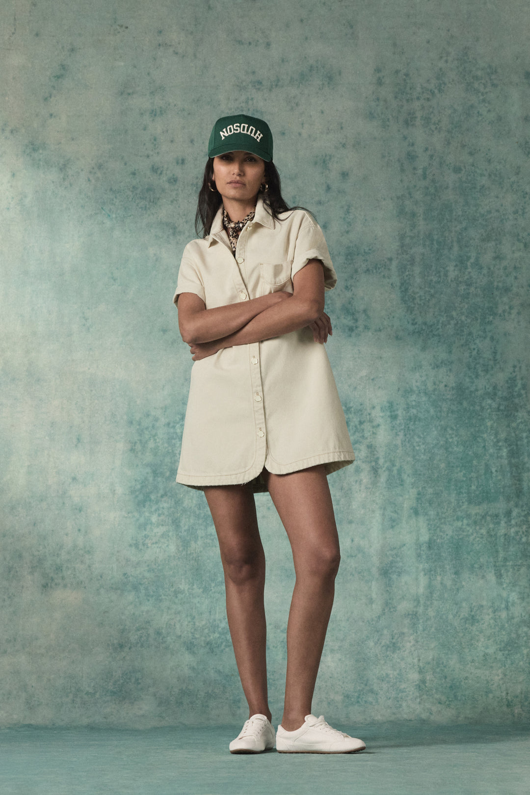 HUDSON Dreamy Shirt Dress - Ecru