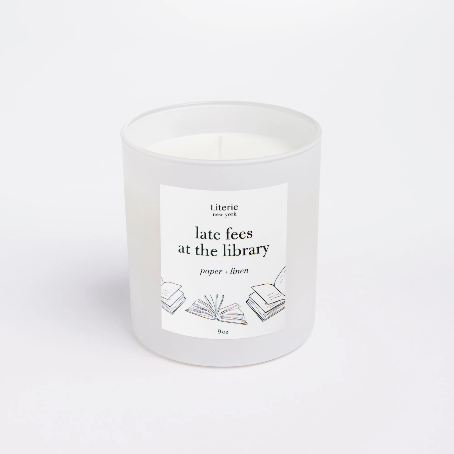 Literie Late Fees at the Library Candle