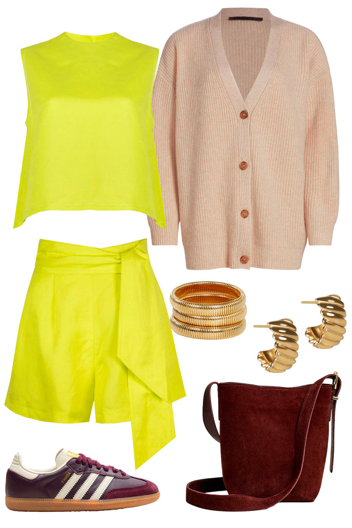 Hunter Bell ASHTON SHORT - Lime