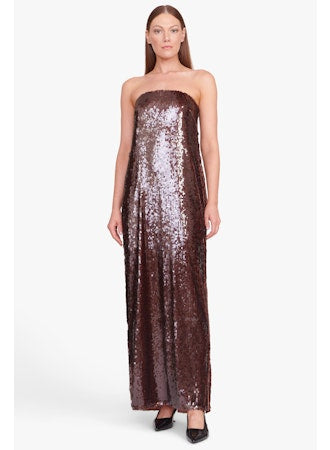 STAUD Casey Dress - Bronze