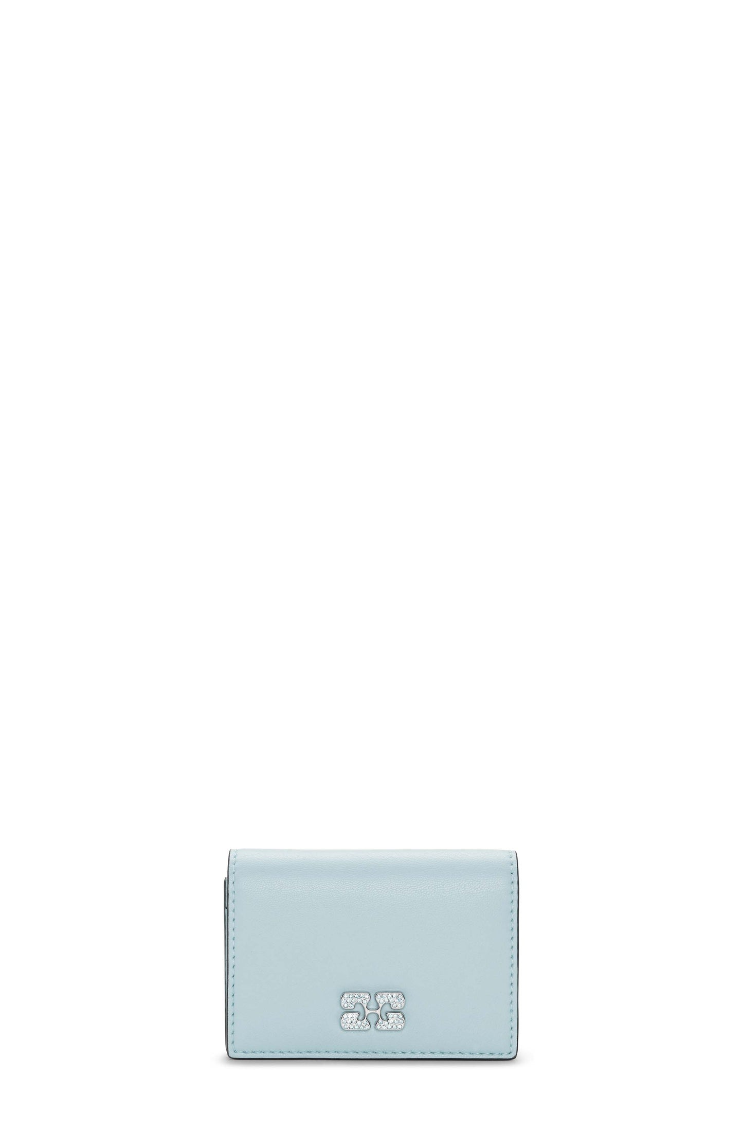 Ganni Bou Flap Card Holder Strass