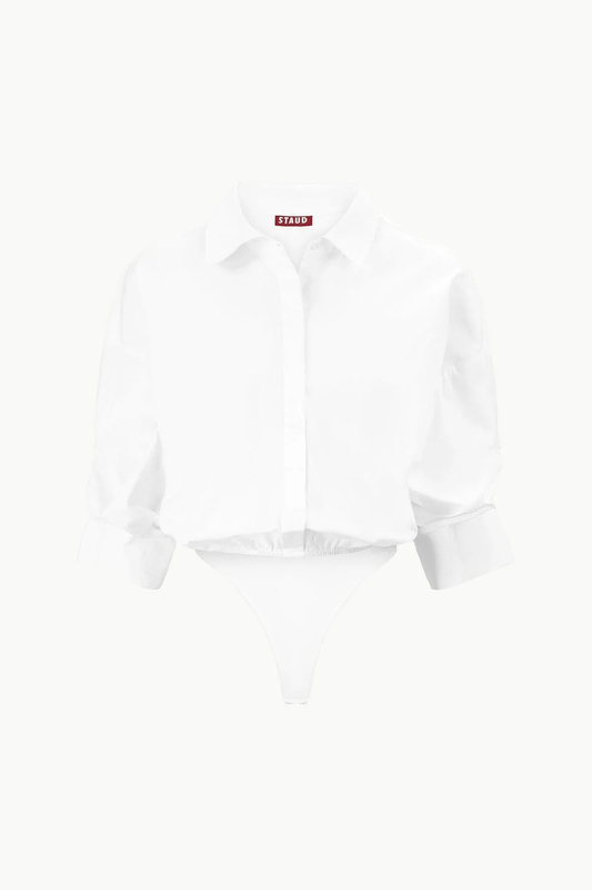 Staud Traverse Bodysuit White