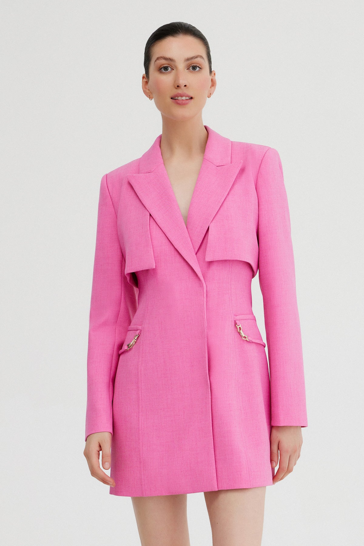 SIGNIFICANT OTHER Hayden Blazer Dress - Fuchsia