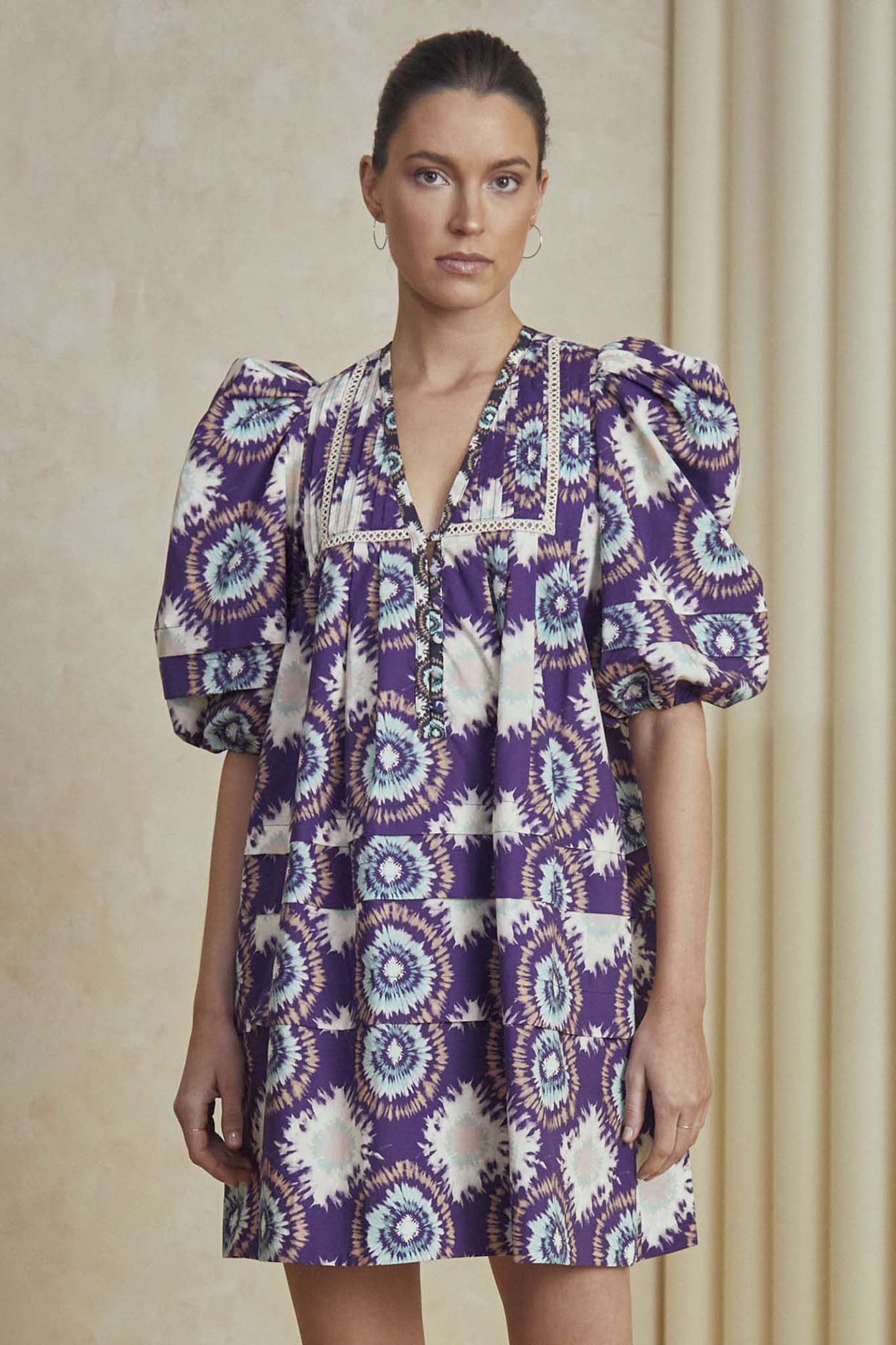 Hunter Bell Jenkins Dress - London Rain Purple