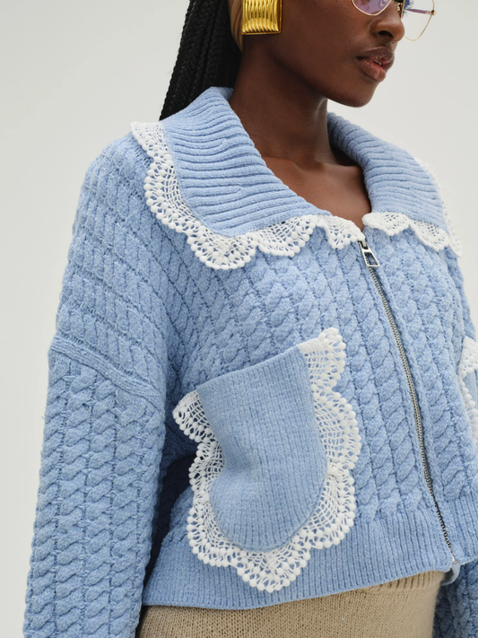 For Love & Lemons Tierra Knit Jacket