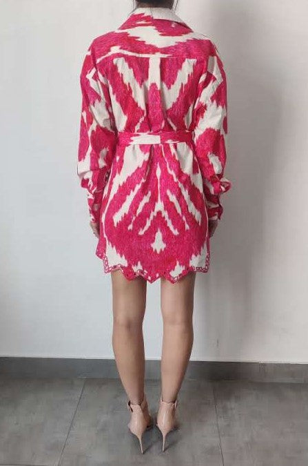 Hemant & Nandita Indu Pink Dress
