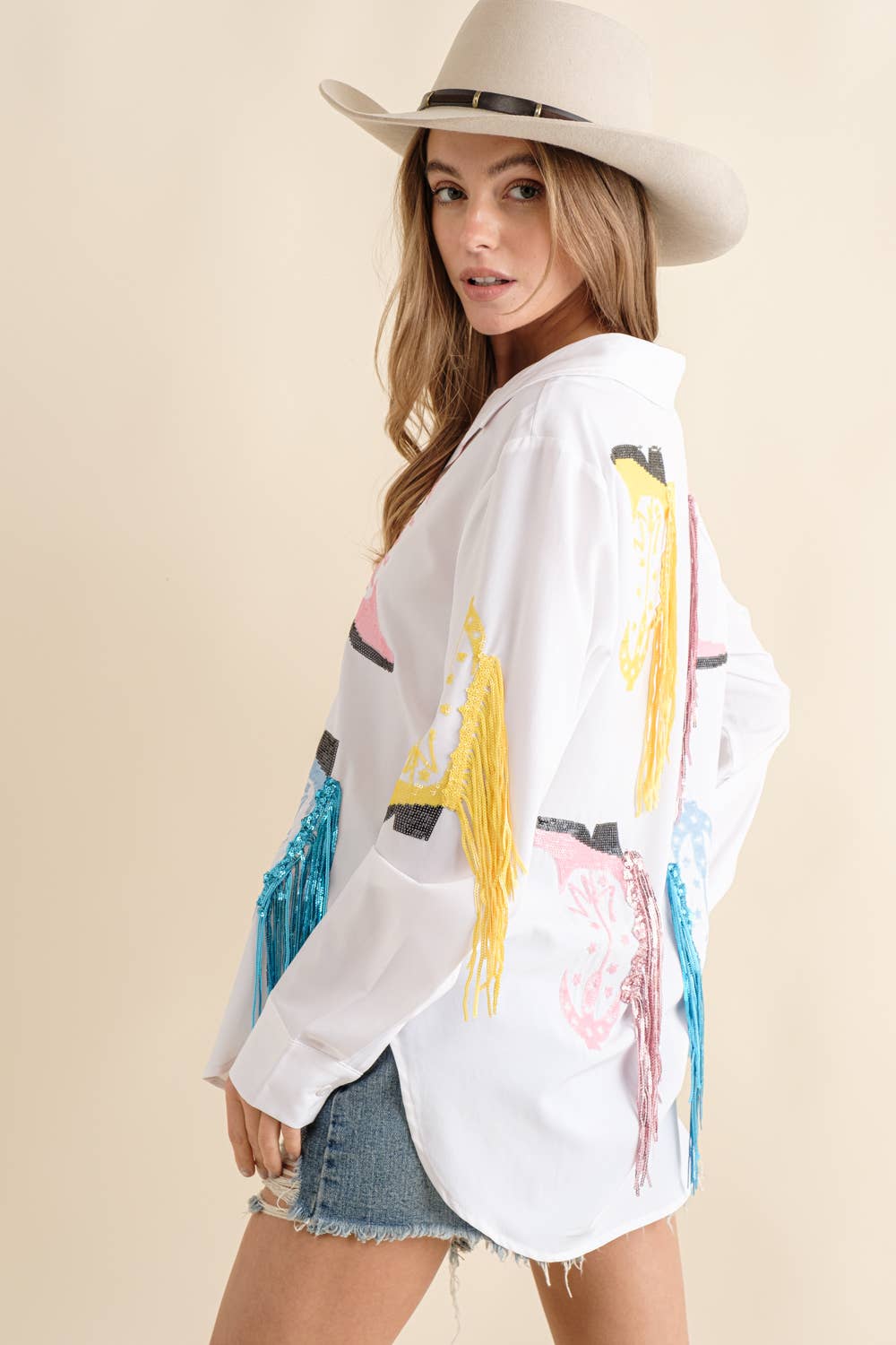 Forever Western Fringe Boot Shirt