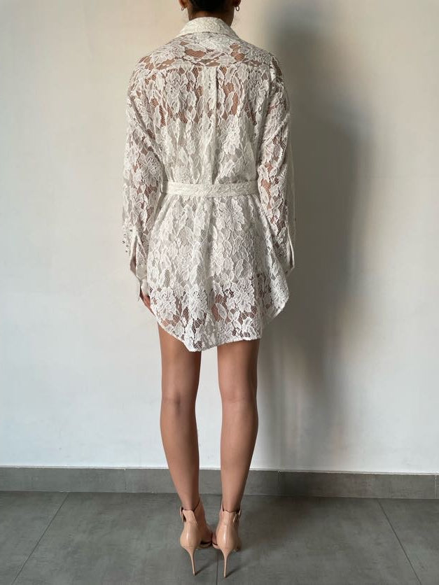 Hemant & Nandita Shirt Dress w/ Slip