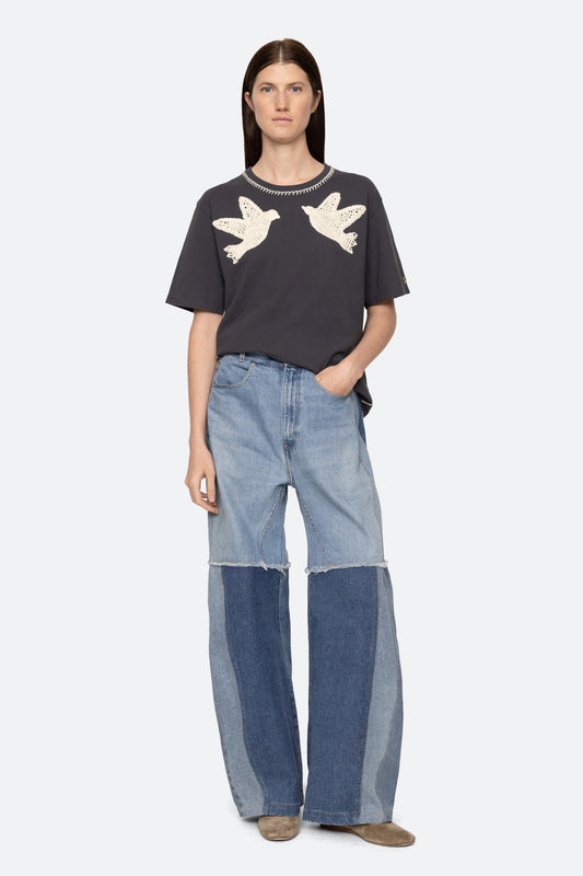 SEA Sally Crochet T-Shirt