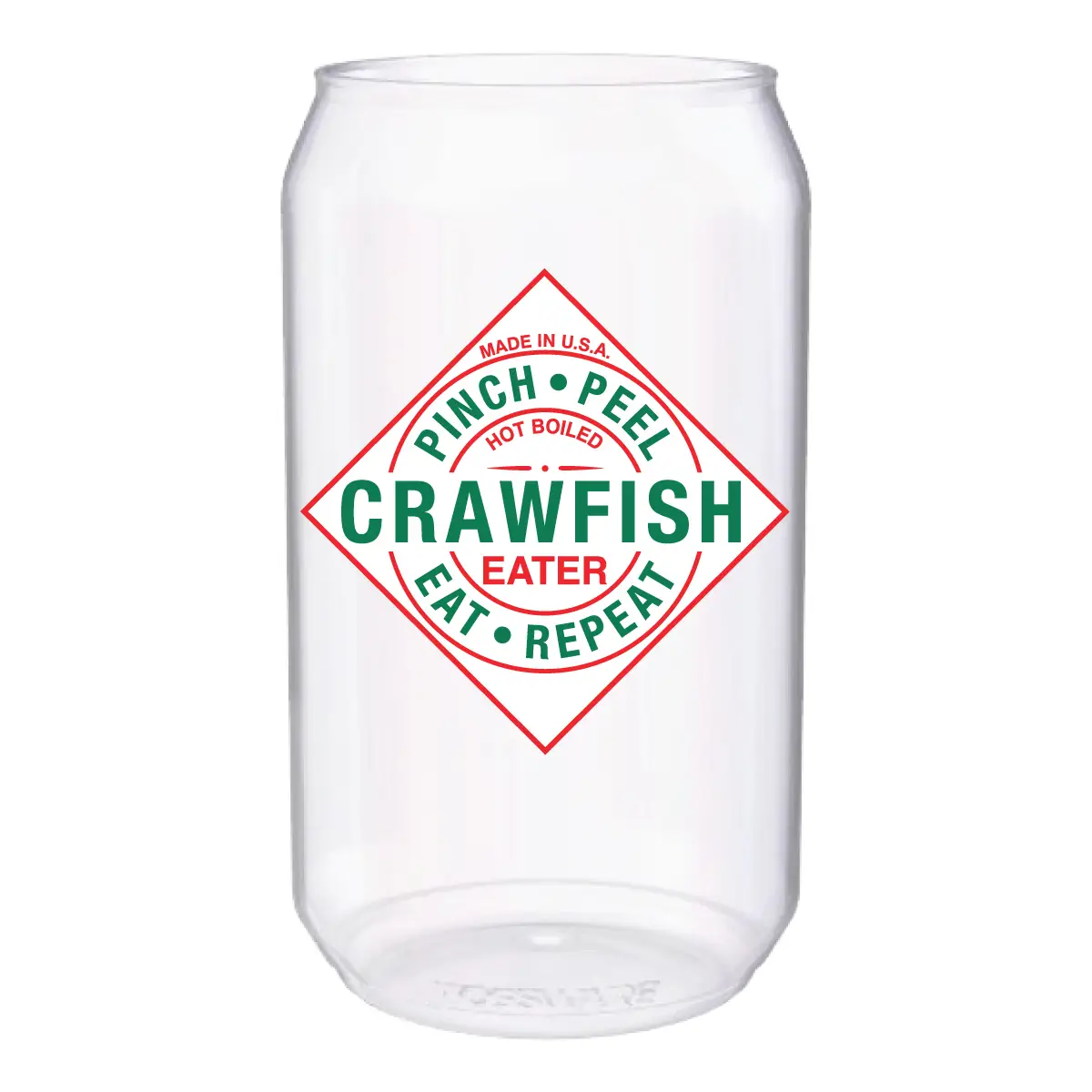 Crawfish Eater 12oz Can Tossware