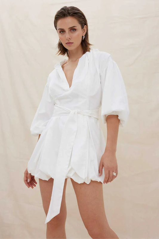 Sovere Float Dress - White