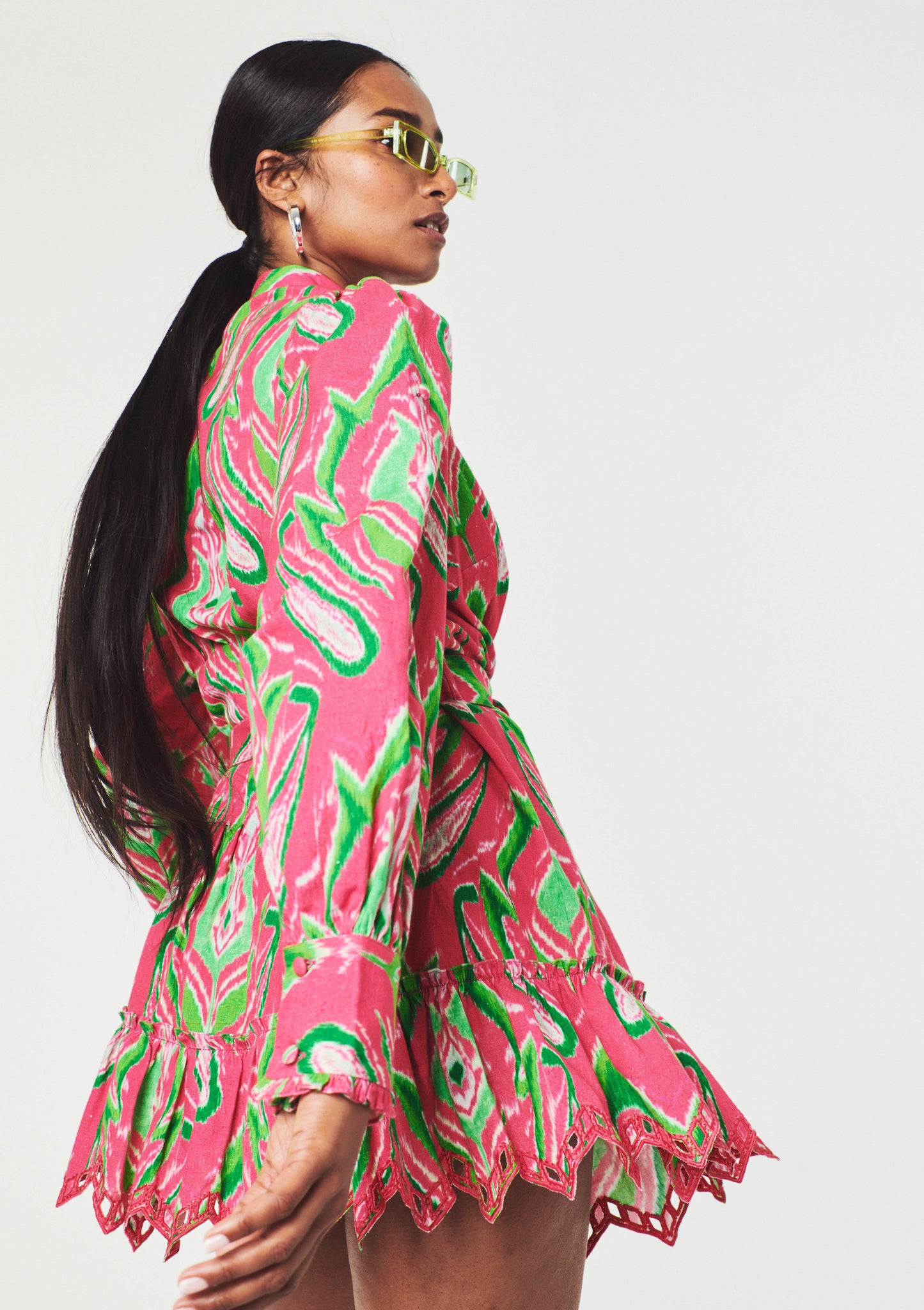 Hemant & Nandita Pink Indu Dress