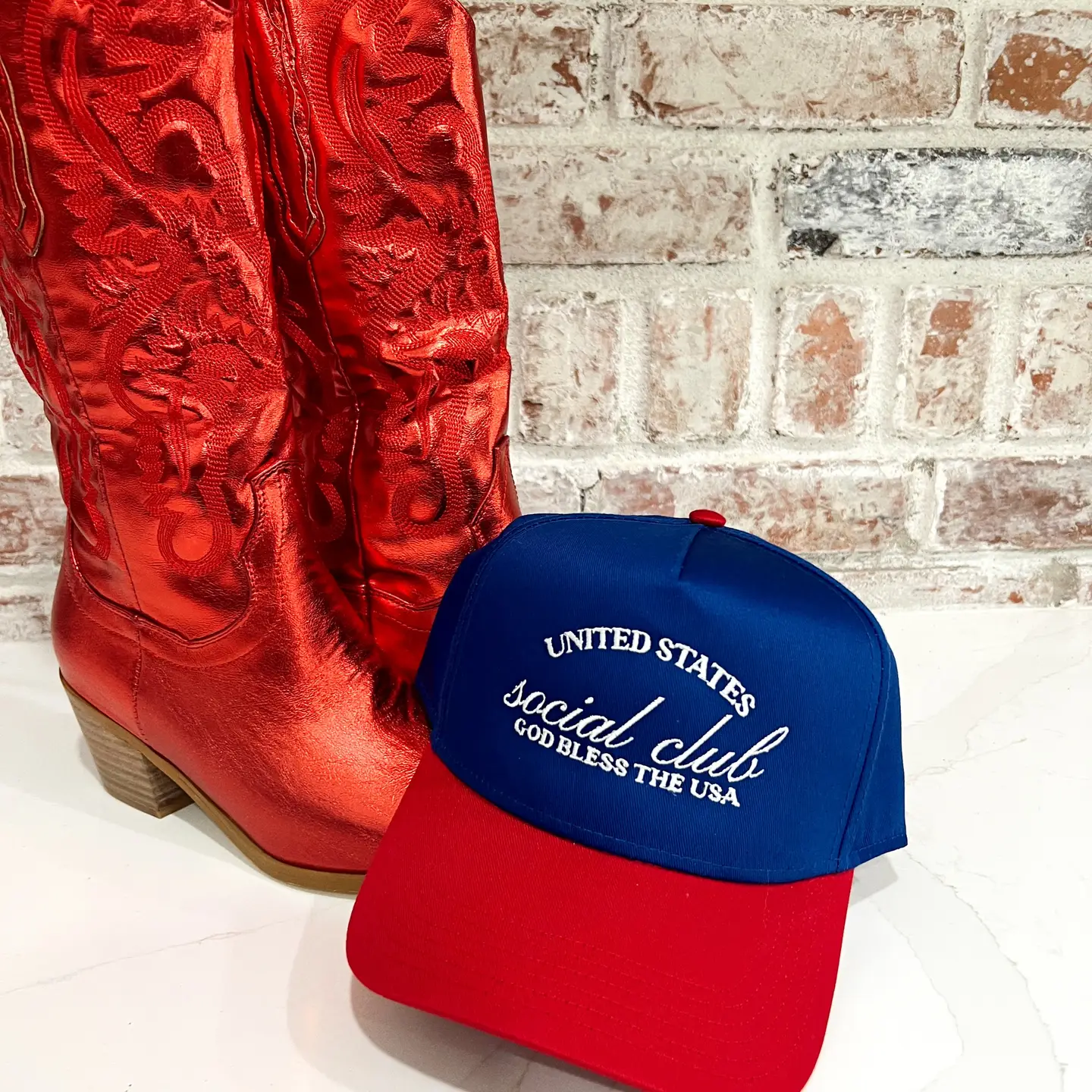 United States Social Club Embroidered Hat