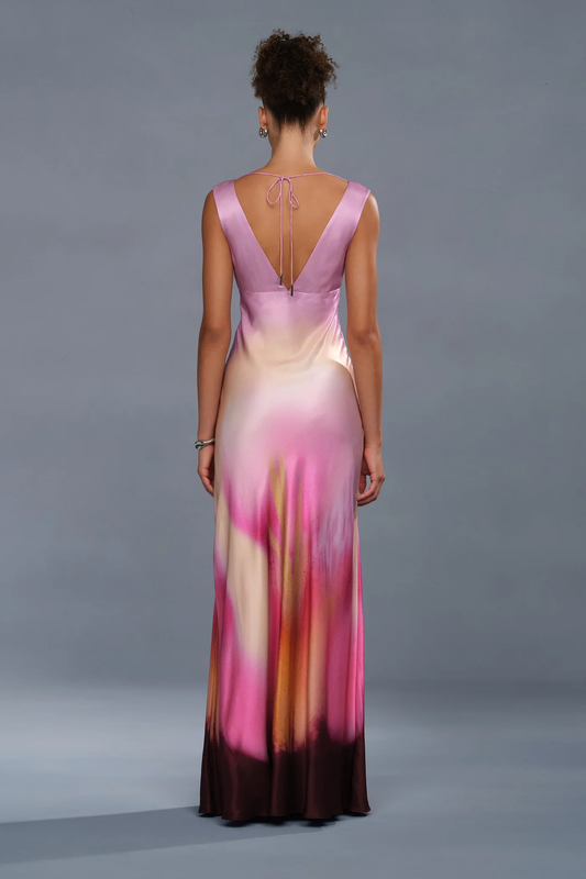 AMUR Zarita Gown in Flora In Focus