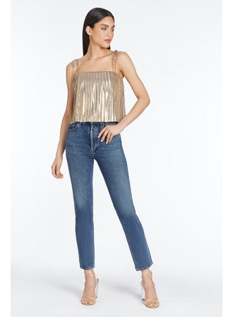 Amanda Uprichard Collina Top in Pleats