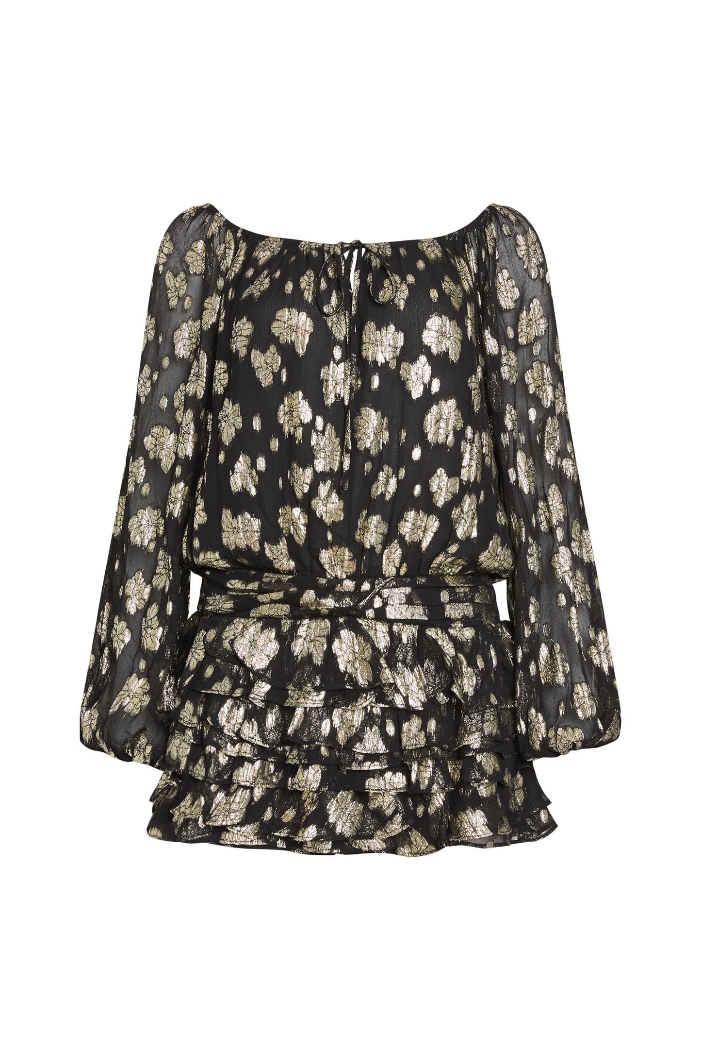 Amanda Uprichard Dallas Romper - Black Gold