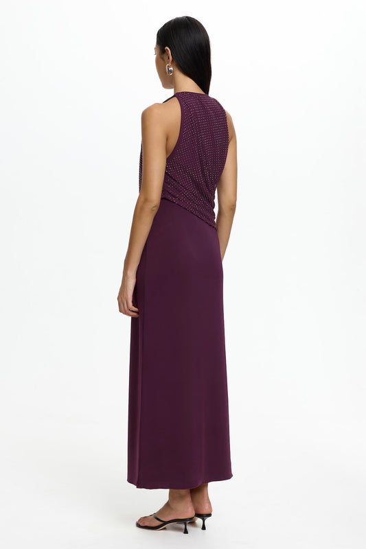 Significant Other Harriett Maxi Dress in Eggplant