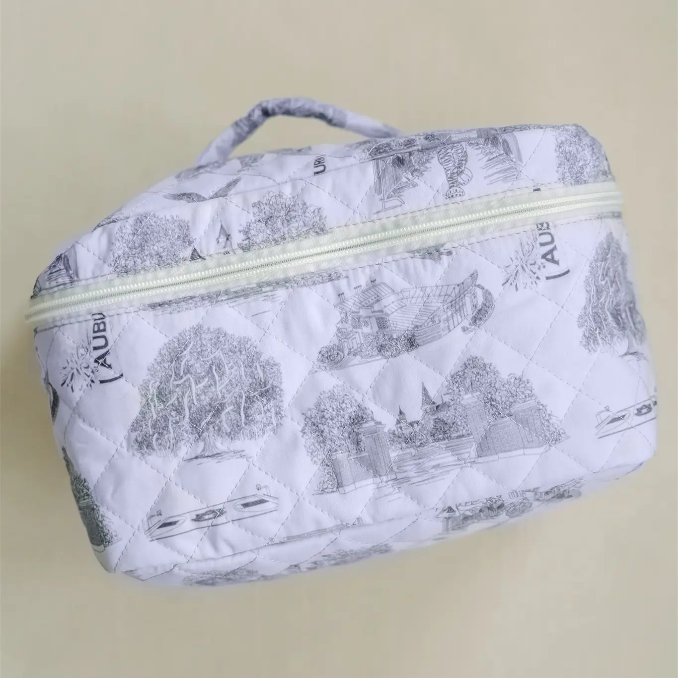 Gracefully Made Art Auburn University Make Up Toiletry Bag, Collegiate