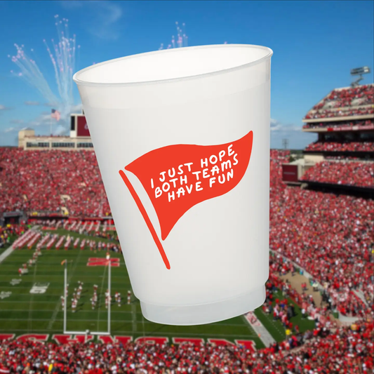 Game Day Tailgate Frosted Cups | 16oz Cup Set of 10