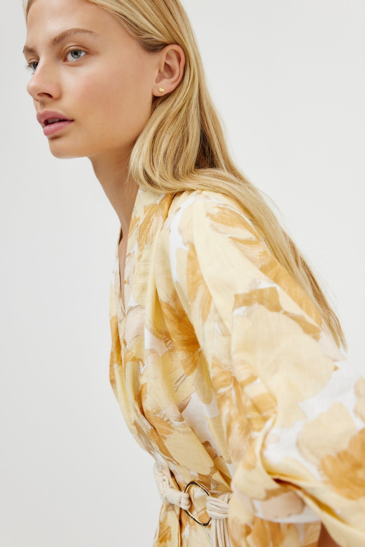 Significant Other Myra Macrame Mini Dress