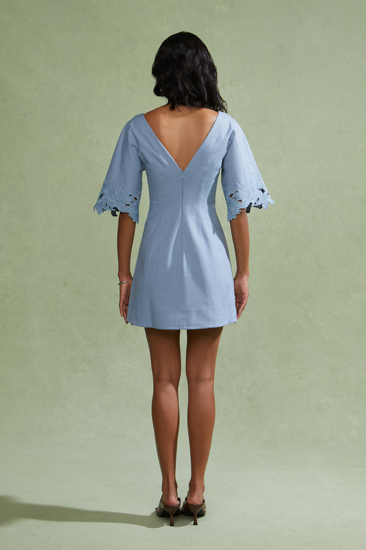 Amur Maelis Embroidered Mini Dress