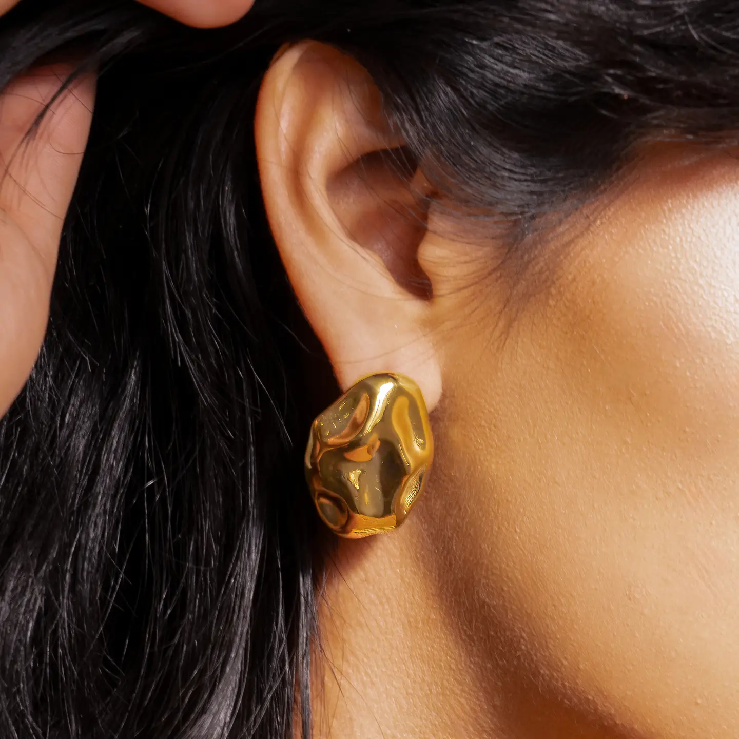 Skylar Stud - 18K Gold Plated
