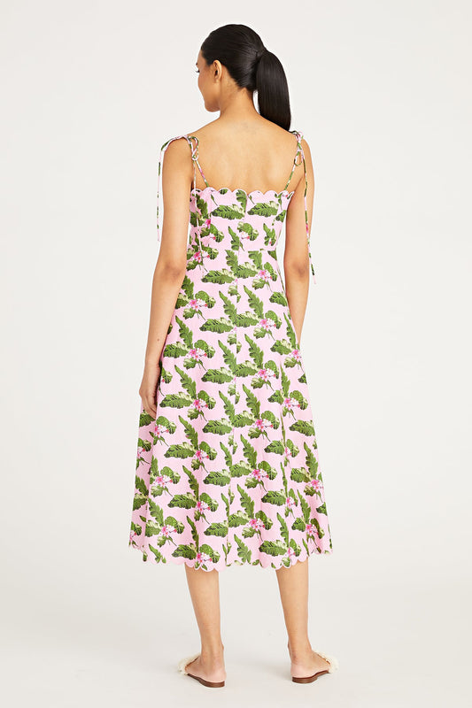 Amur Tori Midi Dress - Melon Palm