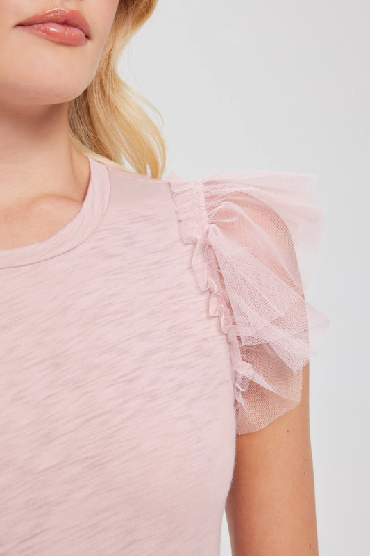 Goldie Tulle Ruffle Shell