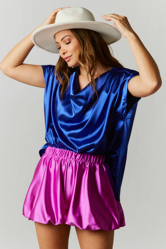 Purple Bubble Shorts