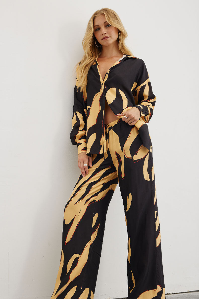 Sovere Motion Shirt - Black/Peach