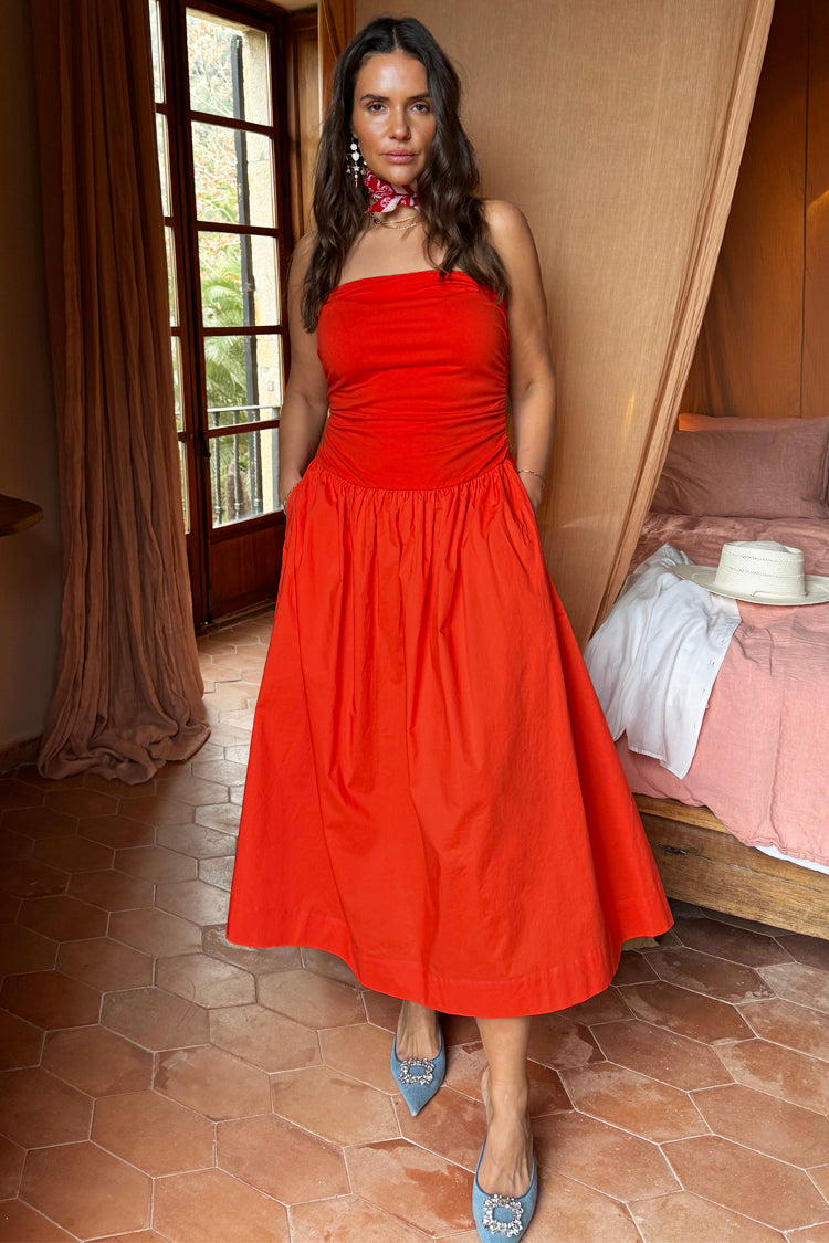 Never Fully Dressed Tomato Lola Mid-axi Dress Shop at the Mix Never Fully Dressed Tomato Lola Mid-axi Dress Shop at the Mix