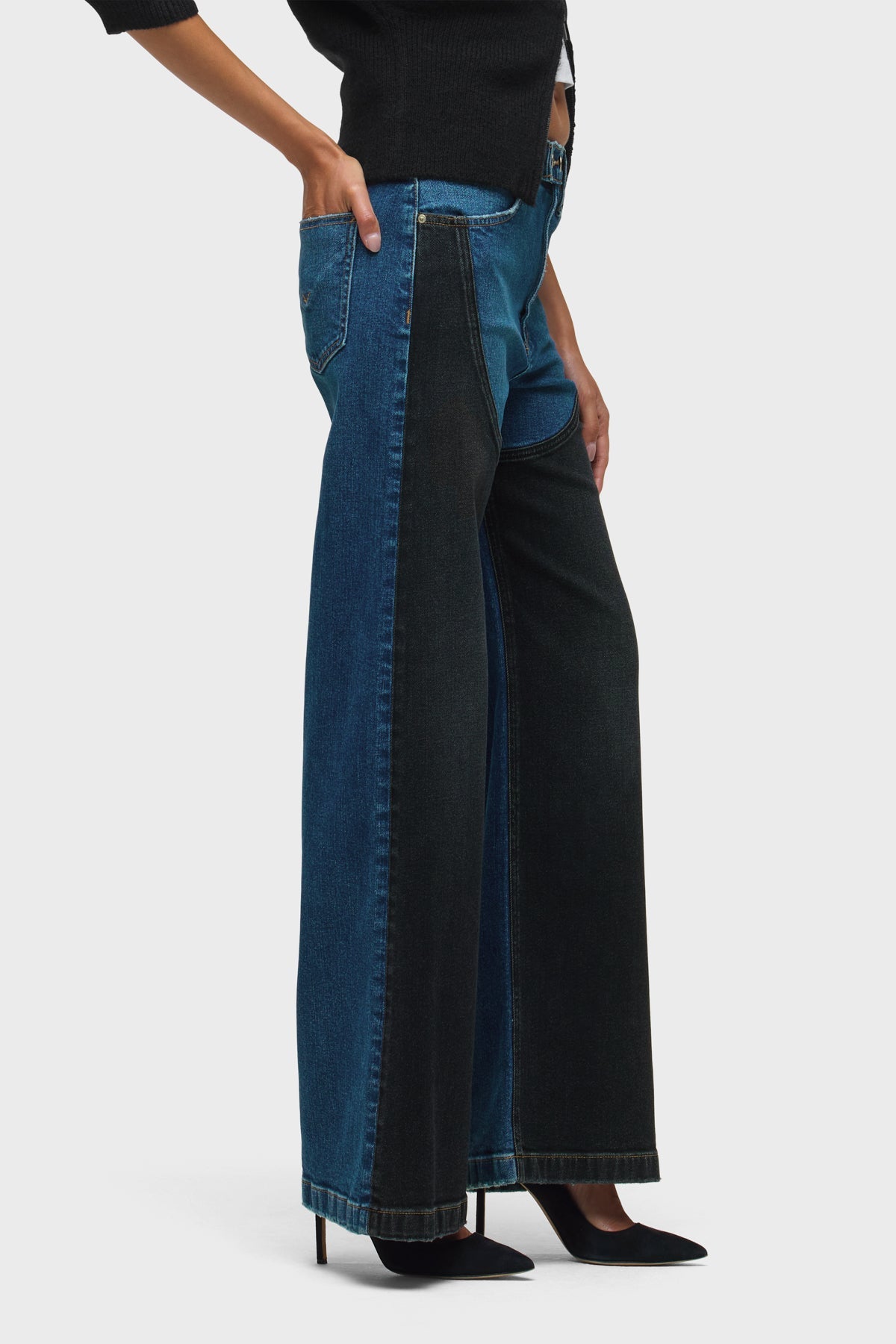 Hudson Jodie Loose Wide Leg W/ Contrast Front Panel