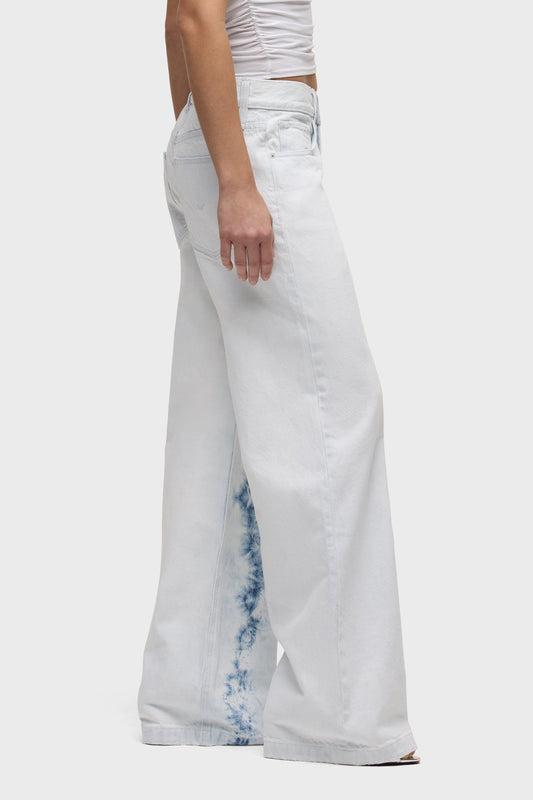 Hudson Rylee Low-Rise Loose Pant- Bleached Cloud