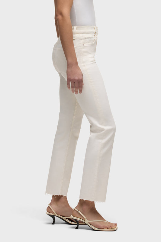 Hudson Remi High-Rise Straight Ankle - Ecru